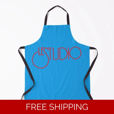 Le Studio Apron Red Logo
